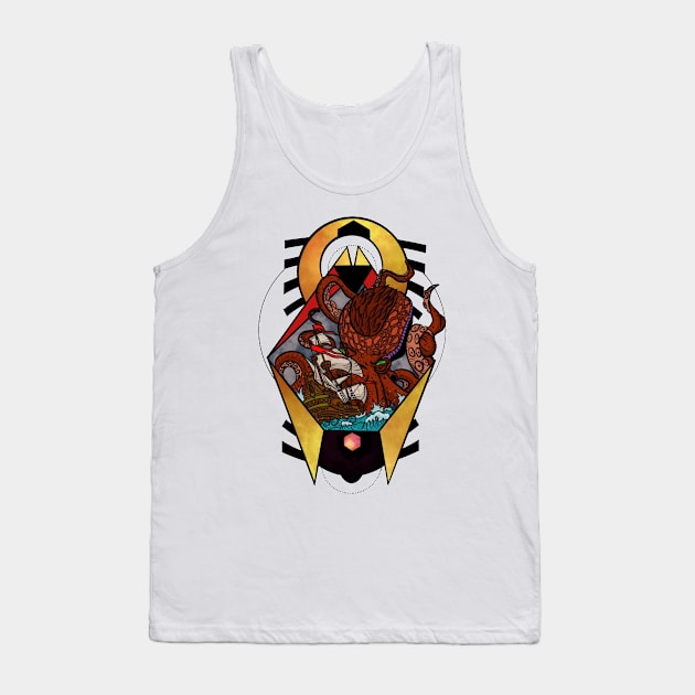 kraken Tank Top by sample the dragon